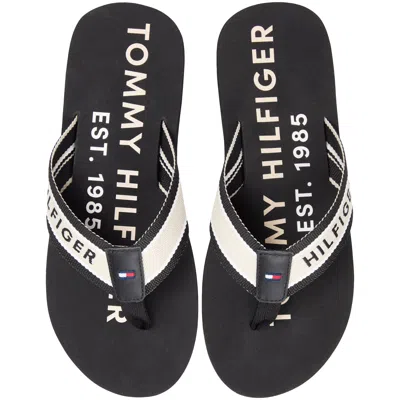 Tommy Hilfiger Sporty Flip Flops Black