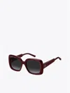 Tommy Hilfiger Square In Burgundy