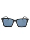 Tommy Hilfiger Square-frame Sunglasses In 黑色