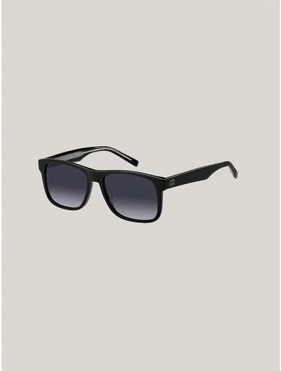 Tommy Hilfiger Square Frame Sunglasses In Black