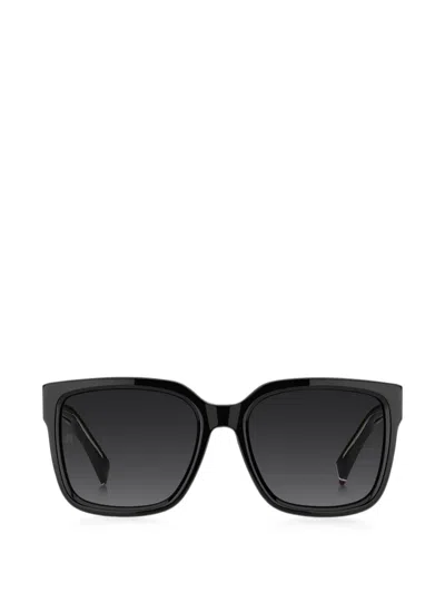 Tommy Hilfiger Sonnenbrille Mit Eckigem Gestell In Schwarz