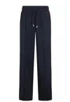 Tommy Hilfiger Str Split Global Stripe Pants In Blu