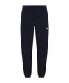 Tommy Hilfiger Straight Cotton-blend Track Pants In Blue