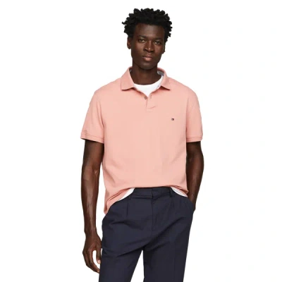Tommy Hilfiger Straight-fit Cotton Piqué Shirt In Pink