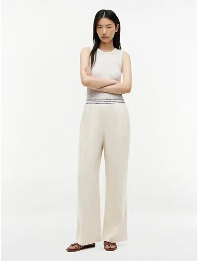 Tommy Hilfiger Straight Linen Pull In Neutral