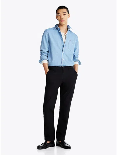 Tommy Hilfiger Straight Tech Chino In Black