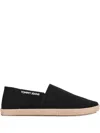 Tommy Hilfiger Black Recycled Cotton Sneakers In Black