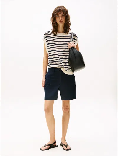 Tommy Hilfiger Stretch 7" Chino Short In Navy