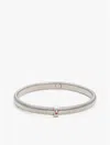 Tommy Hilfiger Stretch Bangle Bracelet In Silver