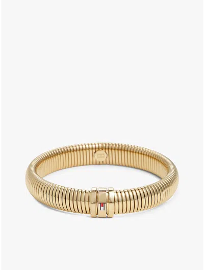 Tommy Hilfiger Stretch Bracelet In Gold