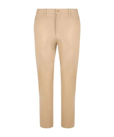Tommy Hilfiger Stretch-cotton Chino Trousers In Neutral