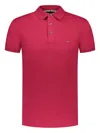 Tommy Hilfiger Stretch-cotton Polo Shirt In Red