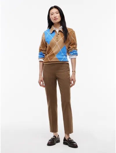 Tommy Hilfiger Stretch Gabardine Slim Pant In Multi