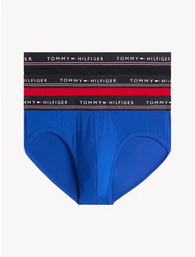 Tommy Hilfiger Stretch Modal Briefs 3 In Red