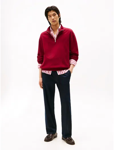 Tommy Hilfiger Stretch Poplin Pull In Blue