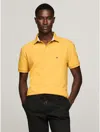 Tommy Hilfiger Stretch Regular Fit Tommy Polo In Mustard