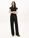 Tommy Hilfiger Stretch Satin Pull In Black