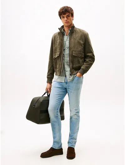 Tommy Hilfiger Stretch Slim Jean In Green