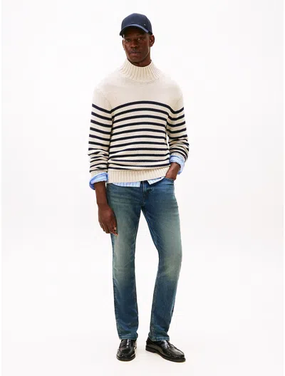 Tommy Hilfiger Stretch Straight Jean In Blue