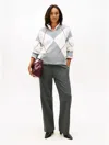 Tommy Hilfiger Stretch Wide Leg Pant In Gray