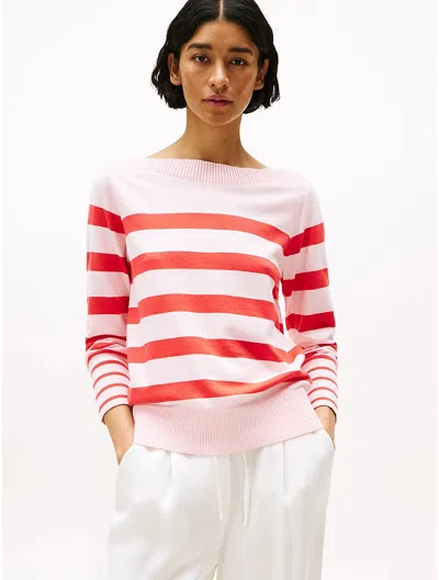 Tommy Hilfiger Stripe Boatneck Sweater