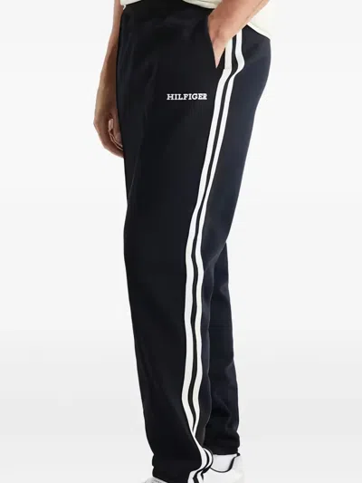 Tommy Hilfiger Stripe-detail Track Pants In Blue