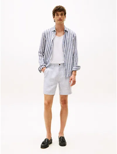 Tommy Hilfiger Stripe Linen 7" Short