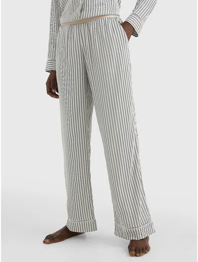 Tommy Hilfiger Stripe Pajama Pant In Nola Stripe Beige