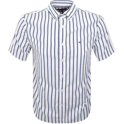 Tommy Hilfiger Stripe Poplin Shirt Blue
