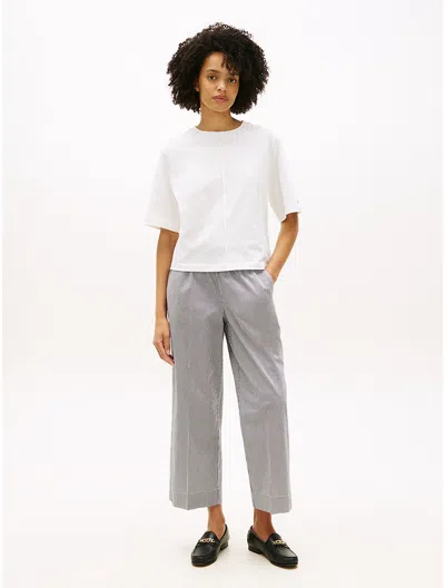 Tommy Hilfiger Stripe Pull In Gray