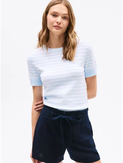 Tommy Hilfiger Stripe Short In Keepsake Blue Multi