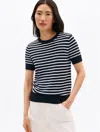 Tommy Hilfiger Stripe Short In Navy Multi