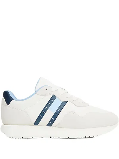 Tommy Hilfiger Stripe Sneakers In Neutral