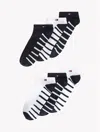 Tommy Hilfiger Stripe Sport Ankle Sock 6 In Navy / Multi