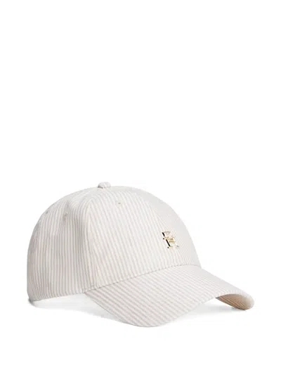 TOMMY HILFIGER STRIPED BASEBALL CAP