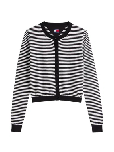 Tommy Hilfiger Lightweight Stripe Cardigan In Multi