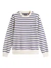 Tommy Hilfiger Striped Cotton Sweatshirt In Multi