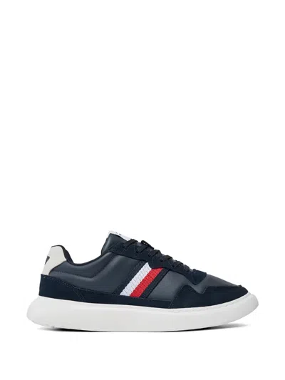 Tommy Hilfiger Striped Cupsule Sneakers In Blue