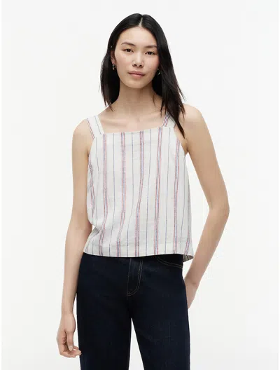 Tommy Hilfiger Striped Linen In Nude