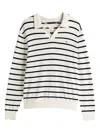 Tommy Hilfiger Jonny Collar Striped V-neck Sweater