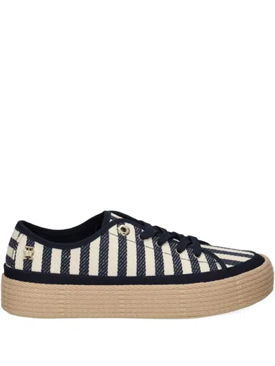 Tommy Hilfiger Striped Platform Sneakers