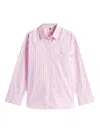 Tommy Hilfiger Striped Pocket Shirt In Pink