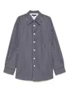 Tommy Hilfiger Striped Shirt In Blue