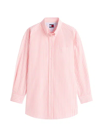 Tommy Hilfiger Striped Shirt In Pink