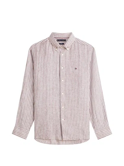 Tommy Hilfiger Striped Shirt In Pink