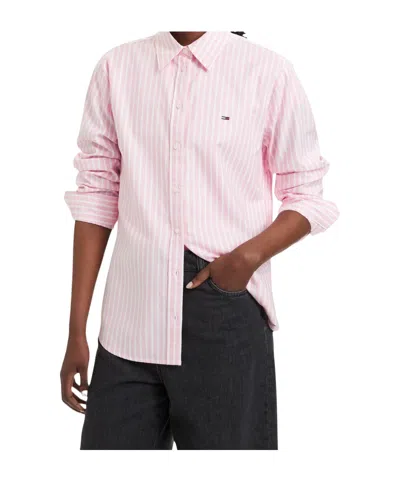 Tommy Hilfiger Striped Shirt In Pink