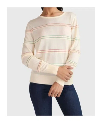 Tommy Hilfiger Striped Sweater In Nude