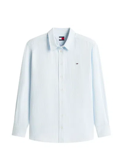 Tommy Hilfiger Striped-pattern Shirt In Blue