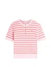 Tommy Hilfiger Striped-pattern T-shirt In Multi