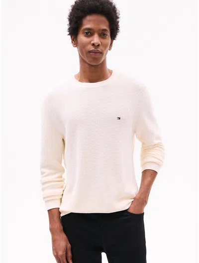 Tommy Hilfiger Structured Crewneck Sweater In Calico